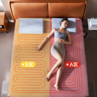 有品上新米家智能溫控水暖毯，AB雙區獨立控溫，可實現±1°精準控溫，整夜溫暖只用0.7°電