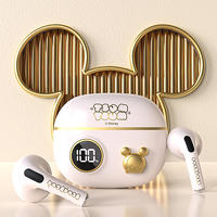 迪士尼正品新款无线蓝牙耳机p88pro升级款震撼来袭！！高清数显屏+HiFi音质