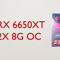 微星Radeon RX 6650XT MECH开箱