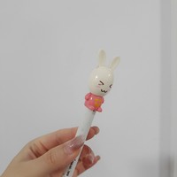提升幸福感的家居好物 篇二百五十：这个兔头中性笔也太可爱了吧？！用它写作业都奋勇向前