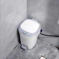 垃圾桶家用带盖双开防臭新款厕所卫生间厨房客厅脚踩踏大容量纸篓