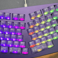 机械键盘测评 篇二十二：你是否需要一把 Alice 配列的人体工学机械键盘？Keychron Q10 暗紫色套件+佳达隆 CJ 轴测评体验