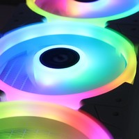 曜越thermaltake耀影SWAFAN EX 12 RGB电脑散热风扇-升级磁吸连接与串联设计，不只酷炫还要更美