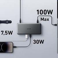 安克Anker 发布 564 USB-C 1托10扩展坞，单路最高100W、可外接三路4K显示器