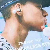 sanag塞那Z36夹耳式不入耳蓝牙耳机，运动、户外必备