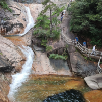 黄山看水篇之游黄山九龙瀑