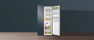 优雅与实用的完美结合，海尔对开门冰箱！