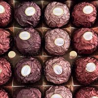 ??費列羅（FERRERO）榛果威化黑巧巧克力制品 喜糖零食節日禮物 24粒