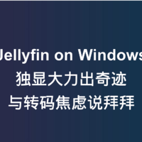 Jellyfin on Windows: 独显加速转码，杜比视界播放实测