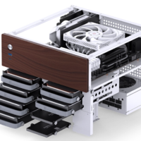 喬思伯發布 N4 NAS 專用機箱，桃木飾板、分倉結構、能上8塊硬盤
