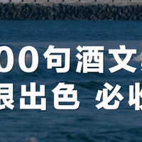 100句酒文案，句句都很经典！