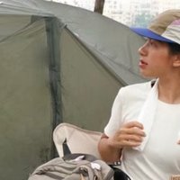 Bike Camping | 扎营在白云湖的紫荆花树林下