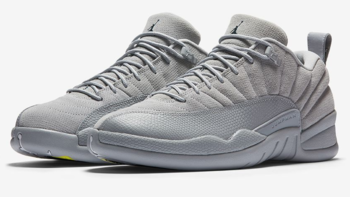 酷灰配色：NIKE 耐克 即将发售 AIR JORDAN 12 RETRO LOW 'WOLF GREY' 篮球鞋