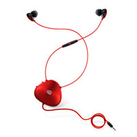 唱吧（changba）K1 入耳式耳机红色 K歌魔盒 手机K歌耳机 唱吧耳机