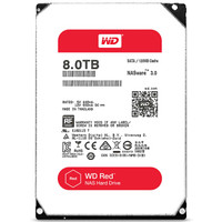 西部数据(WD)红盘 8TB SATA6Gb/s 128Mb 台式机硬盘(WD80EFZX)