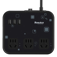 航嘉(Huntkey)智慧云智立方标准版USB充电 插座/排插/插排/插线板1.8米黑色