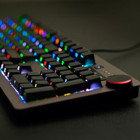 黑爵AK60 cherry青轴黑轴机械键盘 RGB侧刻104键有线樱桃游戏键盘