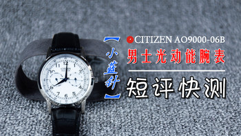 【小蓝针】CITIZEN 西铁城 AO9000-06B 男士光动能腕表 快速体验