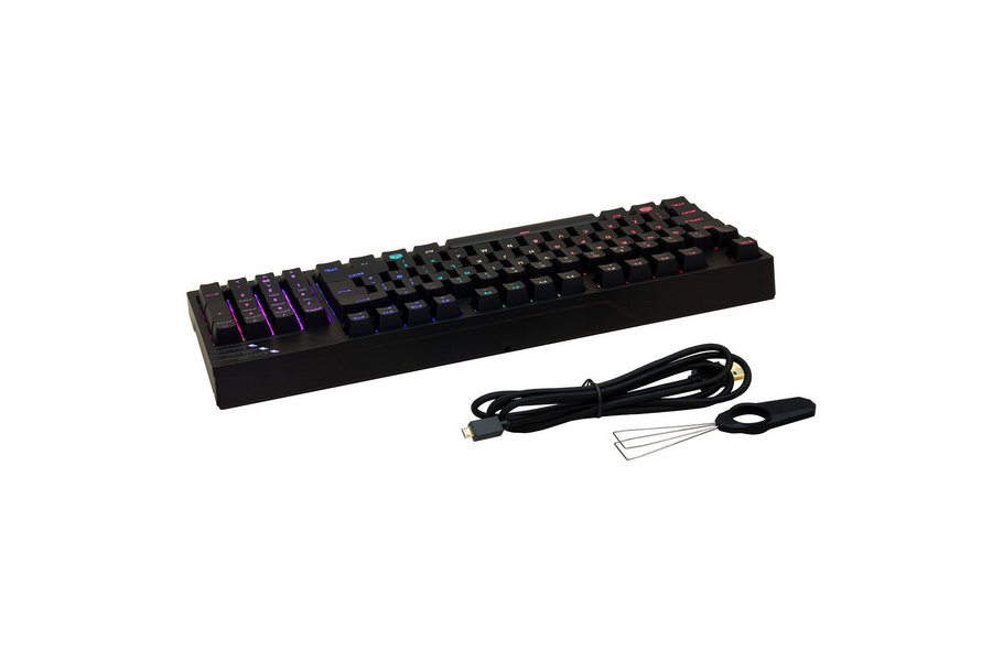 92紧凑键位、RGB幻彩：COOLERMASTER 酷冷至尊 发布 MASTERKEYS PRO M RGB 竞技幻彩版 机械键盘