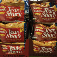 英国买买买 篇五：更低热量，更易分享：英国Walkers新品薯片 - Tear 'n' Share 厚切土豆片