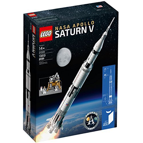 带我去月球，重力轻浮你我—LEGO 乐高 21309 土星五号火箭