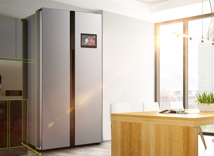 智能彩屏：Midea 美的 推出 BCD-539WKZM(E) 智能 对开门风冷冰箱