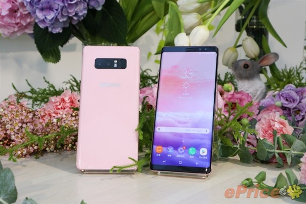 专为女性用户打造：SAMSUNG 三星 发布 Galaxy Note8 “星砂粉” 粉色版 智能手机