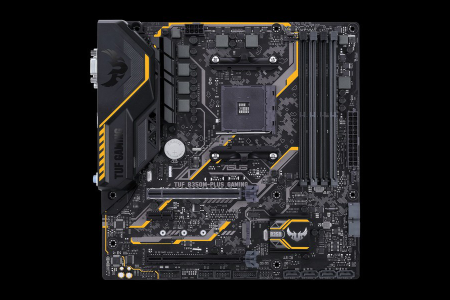 支持ryzen的b350平臺:asus 華碩 發佈 tuf b350m-plus gaming 特種