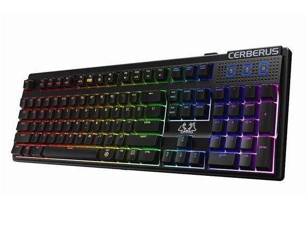 凯华RGB轴：ASUS 华硕 发布 Cerberus Mech RGB“地狱犬”游戏机械键盘