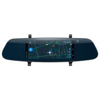 小蚁（YI）行车记录仪导航一体机 高清录制智能后视镜 智能交互声控