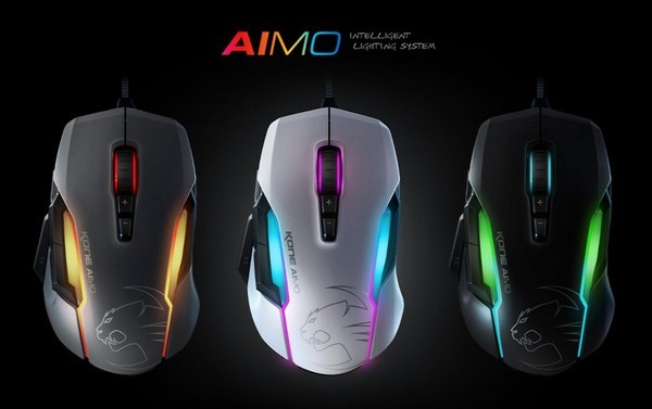 全新设计+AIMO幻彩灯效：ROCCAT 冰豹 发布 KONE AIMO RGB 游戏鼠标