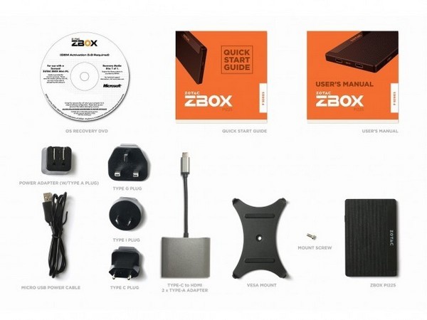 普通SSD大小：ZOTAC 索泰 发布 ZBOX PI225 和 ZBOX MI553 迷你PC