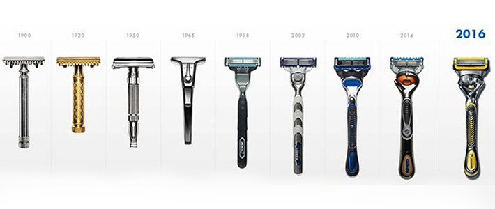 大巧不工：吉列 Gillette 锋隐致护手动刮胡刀