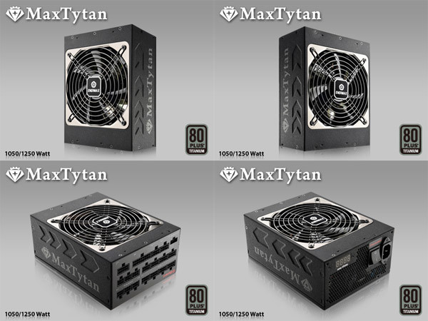 功率显示+除尘功能：Enermax 安耐美 发布 MaxTytan 1050W和1250W Titanium 钛金 高端电源