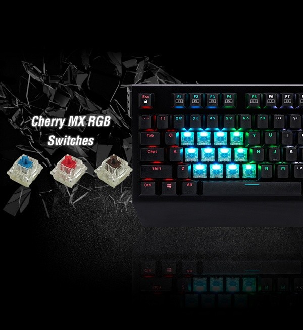 搭载Cherry MX RGB幻彩轴：i-rocks 艾芮克 发布 K60M Plus 机械键盘