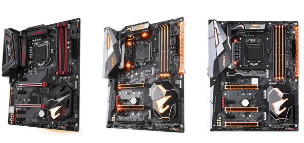 支持英特尔第八代处理器：GIGABYTE 技嘉 发布 Z370 AORUS Gaming 3/5/7 主板