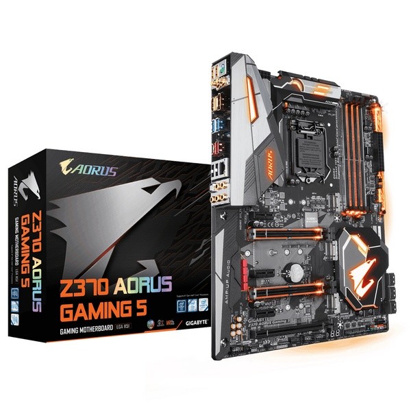 支持英特尔第八代处理器：GIGABYTE 技嘉 发布 Z370 AORUS Gaming 3/5/7 主板