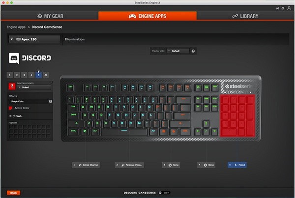 5区RGB背光、防泼溅：steelseries 赛睿 发布 Apex 150 游戏键盘