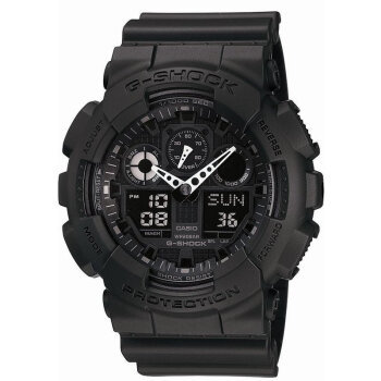 大阪友都八喜百货购入的Casio 卡西欧 G-shock GA-100-1A1JF 手表 开箱