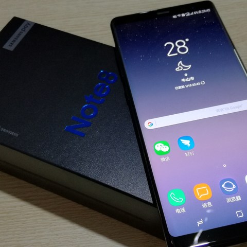 真正的Note！港行三星Galaxy Note 8 午夜黑 128GB开箱