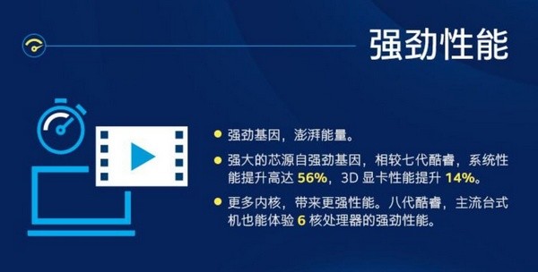 提升达56%：intel 英特尔 第八代酷睿 处理器 正式发售