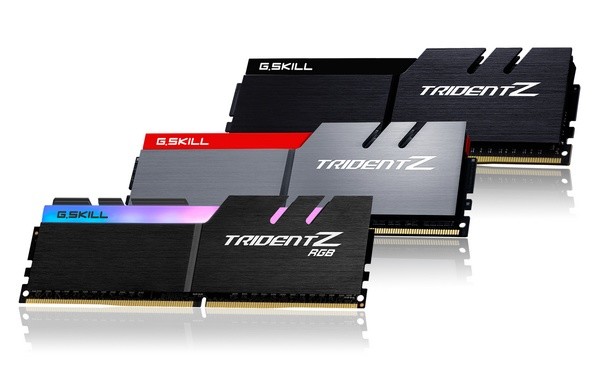 助Coffee Lake一臂之力：G.SKILL 芝奇 发布 新款 Trident Z“三叉戟” 和 Trident Z RGB“幻光戟” 系列 DDR4内存