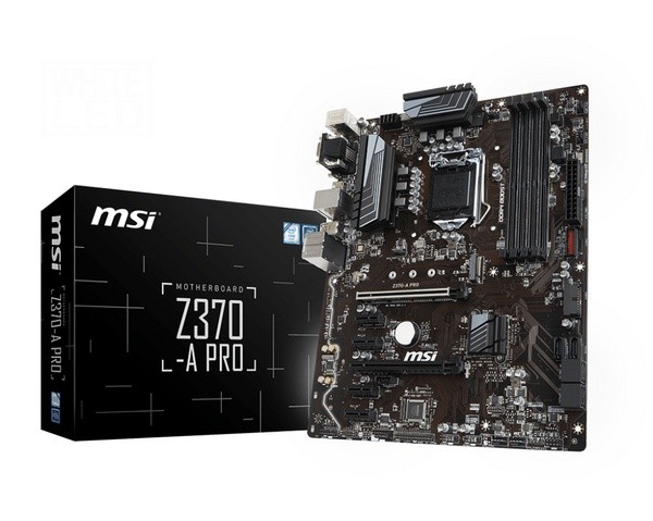 面向主流装机市场：msi 微星 发布 Z370 SLI PLUS 和 Z370-A PRO 主板