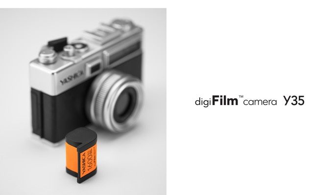 体会胶片摄影乐趣：YASHICA 推出 digiFilm 系统数码相机 Y35