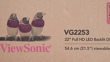 再入小屏—ViewSonic 优派 VG2253 21.5英寸 显示器