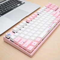 假装送给妹纸的粉红色礼物：Varmilo 阿米洛 VA87 樱 机械键盘