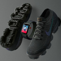 深空灰配色：NIKE 耐克 发布 Apple Watch Nike+ 3 和 Air VaporMax 特别版跑鞋