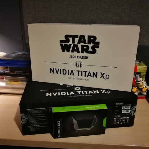 #本站首晒#核弹典藏版x2：英伟达 NVIDIA Titan Xp Star Wars Collector’s Edition 开箱！