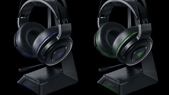 为Xbox/PS4电竞玩家而生：RAZER 雷蛇 发布 Thresher Ultimate“战戟鲨”终极版 无线7.1电竞耳麦