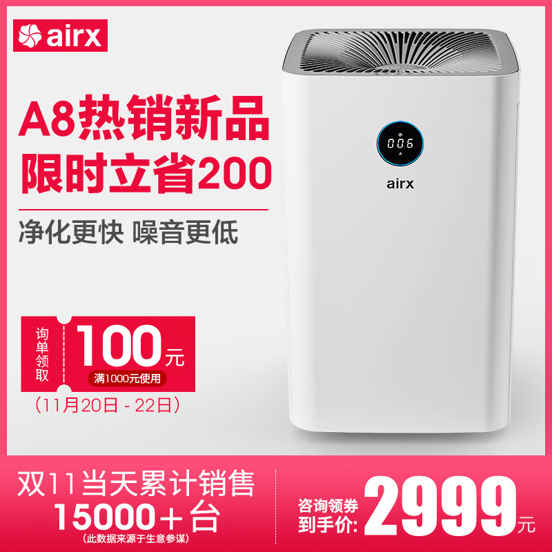 #原创新人#长了这么大，第一次开箱献给了张大妈—airx A8 空气净化器